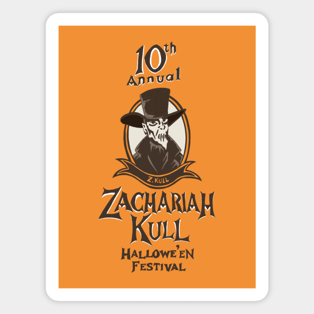 Zachariah Kull Halloween Festival Magnet by PlanetWeirdPod